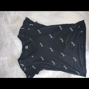 3 pink shirts 1 fitted leggings/ sweats